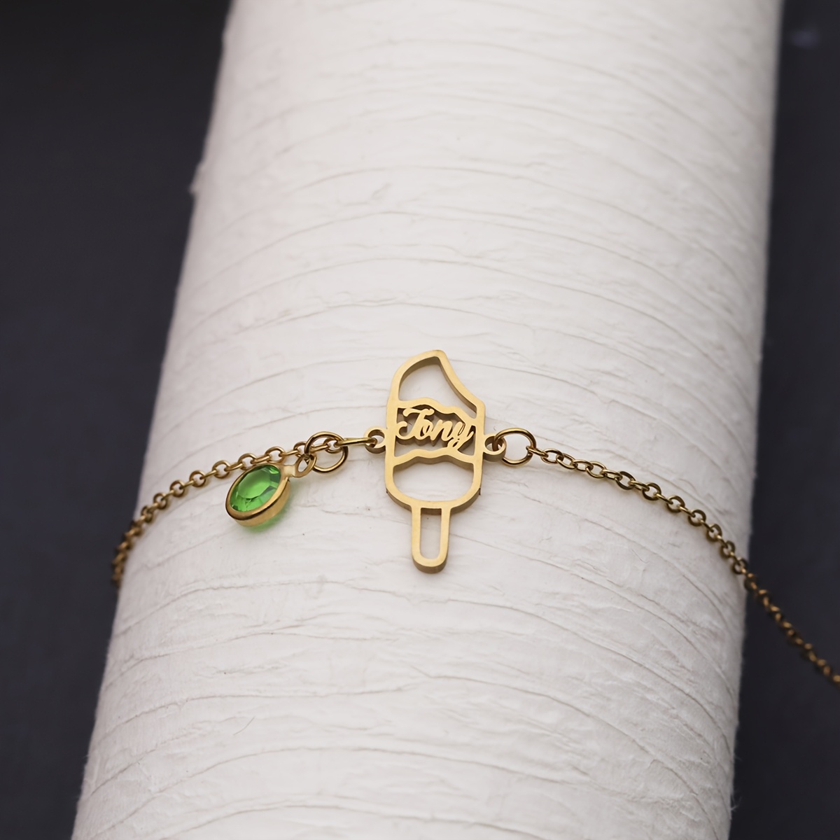 Minimalist Popsicle-Shaped Bracelet, Summer Gift Idea